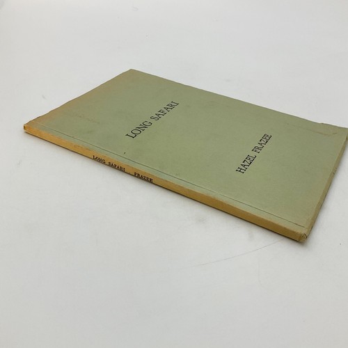 Long Safari Hazel Frazee SIGNED Softcover Limited Edition Book 1965 - Imagen 2 de 17