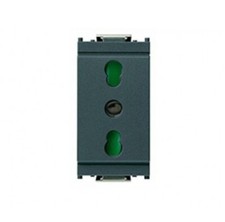 VIMAR IDEA 16203 PRESA BIPRESA  2P+T 16A P17/11 GRIGIO