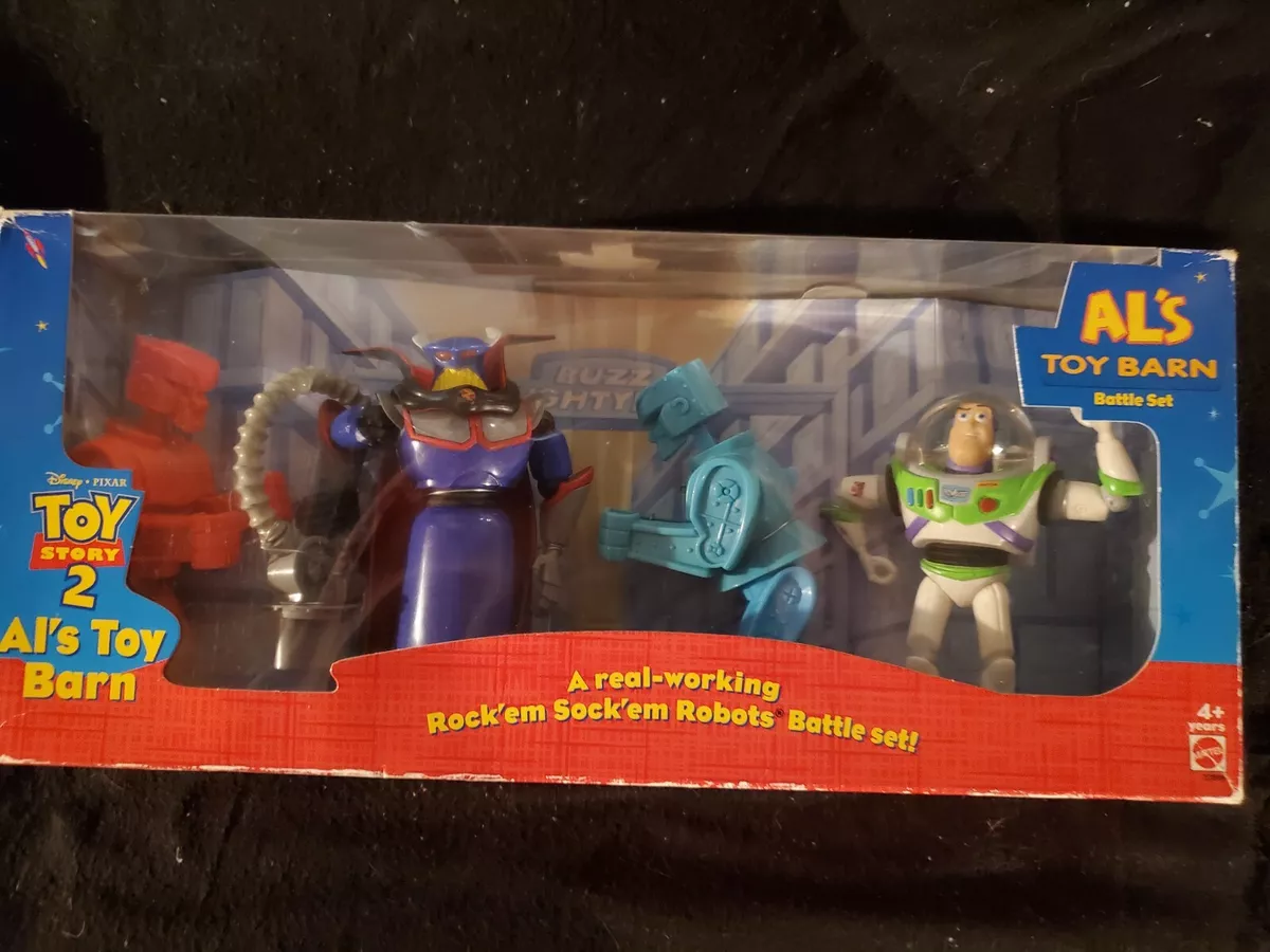 1999 AL S TOY BARN BATTLE SET FIGURES Toy Story 2 Buzz Lightyear Zurg KR