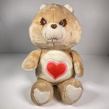 Care Bear Tender Heart TenderHeart 1983 Kenner 13" Red Heart Plush Vtg