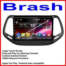 COMPASS 2017-19 GPS WIRELESS APPLE CARPLAY ANDROID AUTO CAMERA ODB DAB TPMS DVR