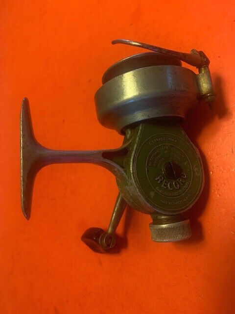 VERY RARE VINTAGE RECORD SPINNING REEL MADE IN SWITZERLAND VERY RARE VINTAGE RECORD SPINNING REEL MADE IN SWITZERLAND