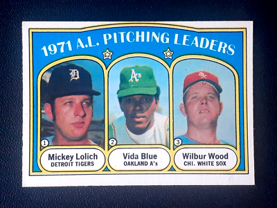 MICKEY LOLICH / VIDA BLUE / WILBUR WOOD 1972 O-PEE-CHEE 72 NO 94