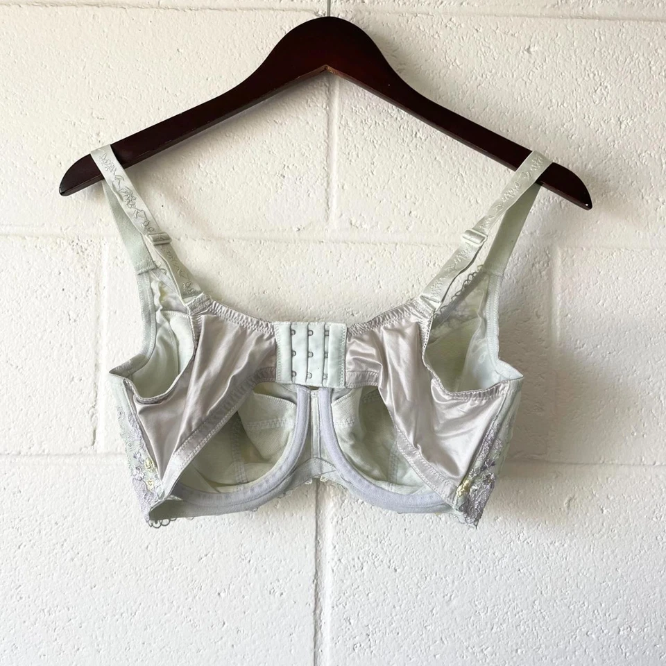 Sujetador Cobertura Extra Bordado Floral Vintage Triumph Japón Cottagecore Talla 36D Foto 3 de 4