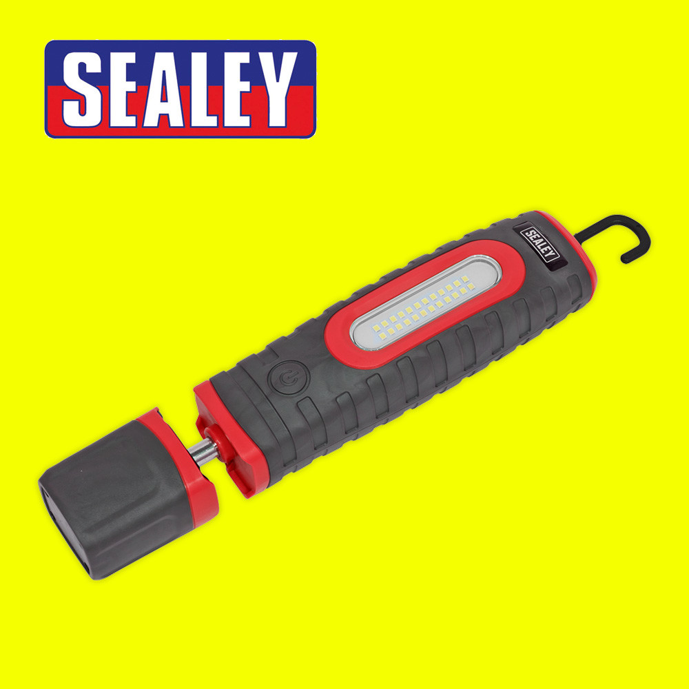 Sealey LED3606R Rechargeable 360° Inspection Lamp 24 SMD LED + 3W LED