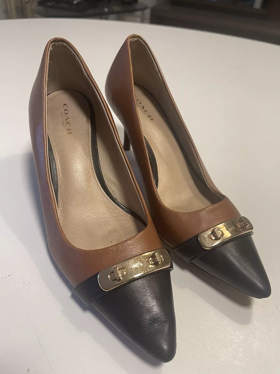 Coach bowery heels clearance
