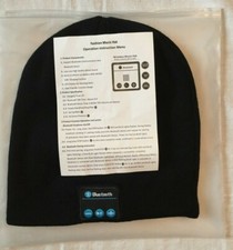 New, Fashion Bluetooth Music Beanie, Black