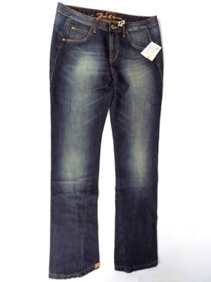 Strauss women blue jeans 42/34 blue straight cut regular fit for women