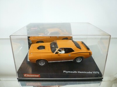 CARRERA 25463 EVOLUTION PLYMOUTH HEMICUDA 1970 - ORANGE 1:43 - GOOD IN BOX