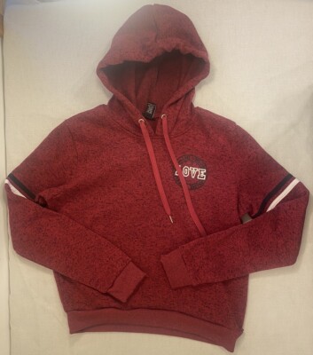 Rue 21 Red hoodie sweatshirt graphic LOVE print women's Large