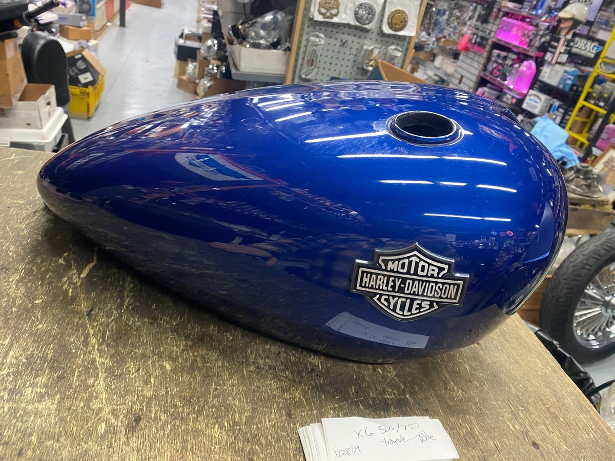 Gas Fuel Tank XG 500 750 Street Harley OEM Emblems Blue New