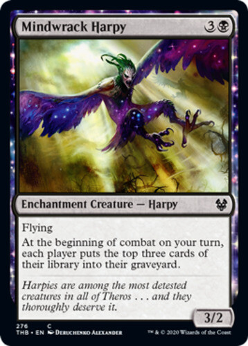 x1 Mindwrack Harpy - Planeswalker Deck Exclusive - Theros Beyond Death - NM - MT
