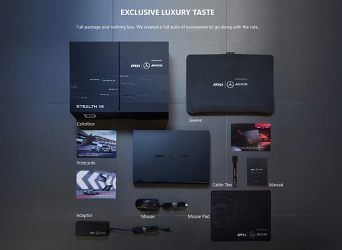 *LIMITED EDITION*2024 MSI Stealth 18 Mercedes-AMG Motorsport A1V RTX4080 64G/2TB - Bild 6 von 15