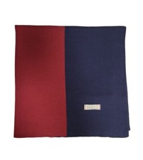 NWOT NEW Gucci Baby Boys Girls navy blue burgundy web Stripe Knit Blanket