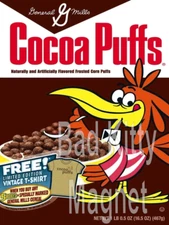 Cocoa Puffs Vintage Cereal Box High Quality Metal Fridge Magnet 3x4 7578