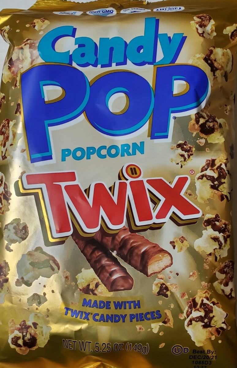 CANDY POP POPCORN TWIX Candy pop corn 5.25oz | eBay
