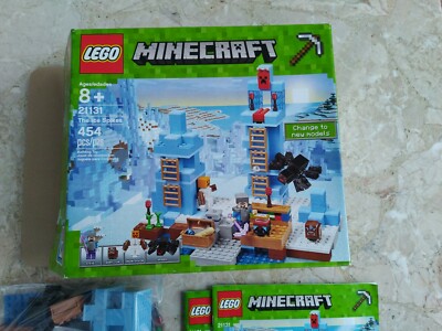 LEGO Minecraft The Ice Spikes 2017 (21131) 99% Complete