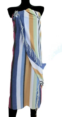 MISSONI HOME Strandtüch Schal PAREO Ganzkörperpackun FRANSEN  130x190cm NIGG 170 - Bild 1 von 4
