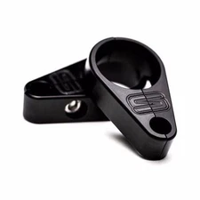 STREAMLINE BILLET BLACK FRONT BRAKE LINE CLAMPS FITS HOUSER LONESTAR WALSH ROLL