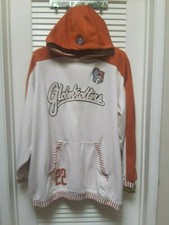 Vintage Harlem Globetrotters Platinum Fubu Hooded Sweatshirt Mens 2XL XXL