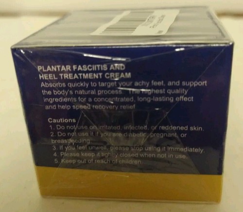 Plantar Fasciitis Heel Relief Cream Organic Herbal Formula Maximum Strength 60ml - Picture 3 of 3