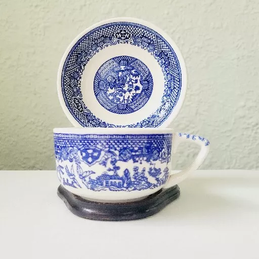 Blue willow cheap cup