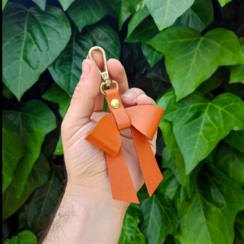Sweet Bow Leather Keyring Luxury en ligne Key Chain Pendant Exquisite Backpack Decorat-wf