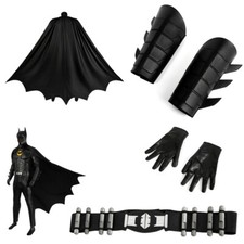 Michael Keaton Version Batman Cosplay Armor Accessories Big Cape Bullet Belt