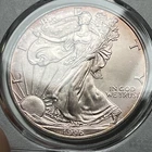 1996 American Eagle 1 oz Silver Dollar PCGS MS67 Toning Toned