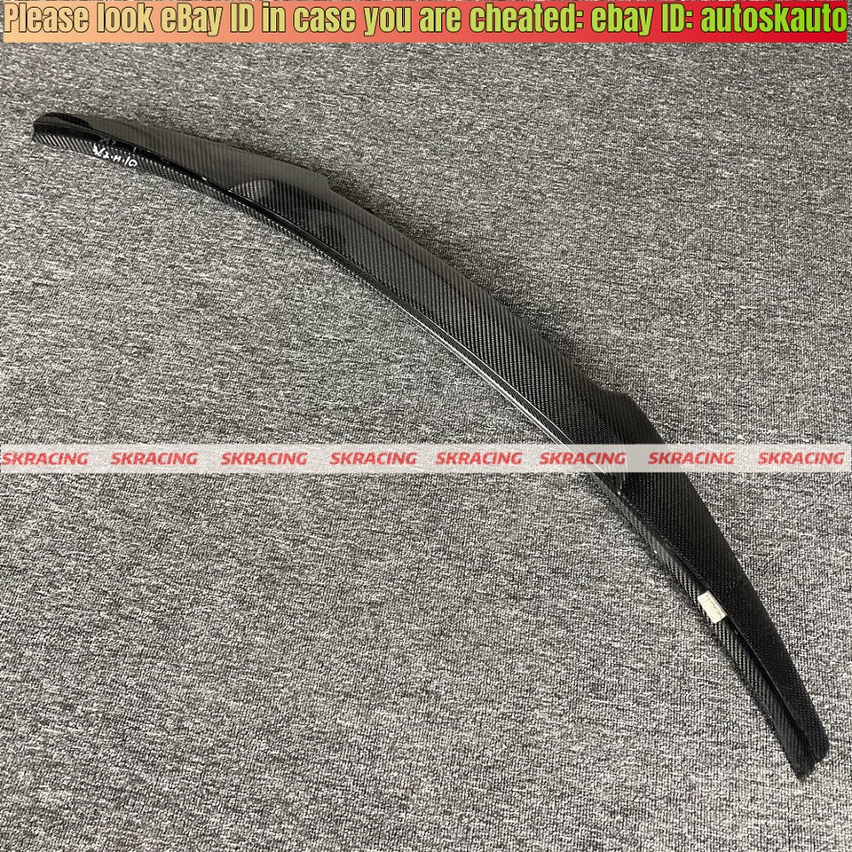 Fits For INFINITI Q70 Q70L 2015-2019 Rear Trunk Lip Wing Spoiler Carbon ...