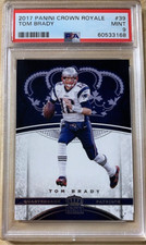 2017 Panini Crown Royale Football #39 Tom Brady PSA 9 Low Pop 9