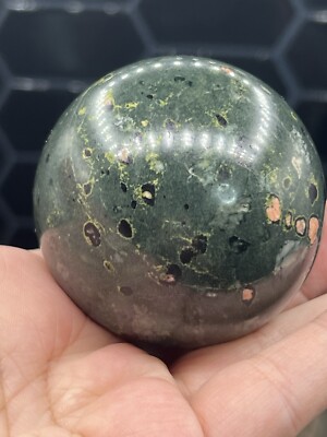 Natural Plum Blossom Jasper/Jade Spheres Free ship | eBay