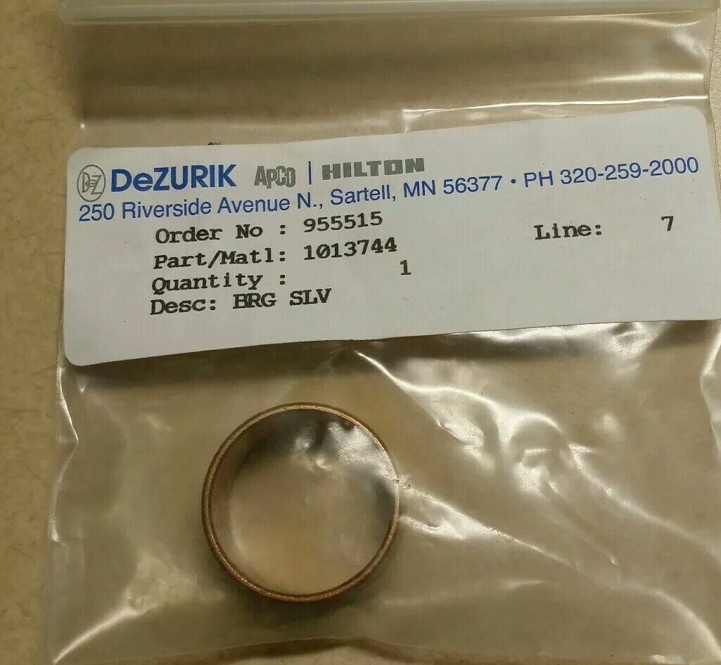 DeZurik Repair Kit Seal bearing sleeve, o-ring 1013832,1047041 