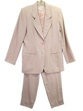 Vintage J'envie Sport Pink Wool Pantsuit SIZE 8 NWT