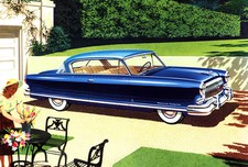 1953 Nash Ambassador Airflyte Country Club Coupe Promotional Advertising Poster