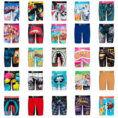 ethika PSD ボクサーパンツ 3枚セット 3 Pack Ethika Men's The Staple Boxer Briefs - Models 2024 (Random