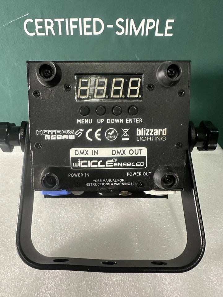 Blizzard HotBox 5 RGBAW LED PAR – 7x15W, DMX, Compact Wash Light - Image 4 of 4