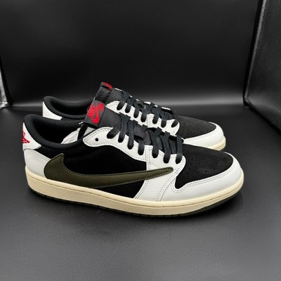 Jordan 1 Retro Low OG SP Travis Scott Olive (Women's) Sz 10.5W/9M
