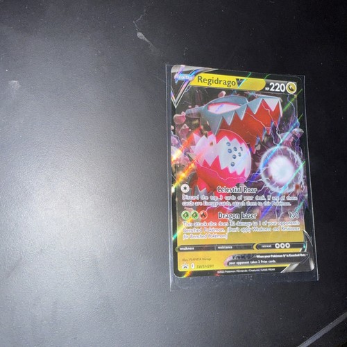 Regidrago v SWSH281 Pokemon Card TCG Crown Zenith Black Star Promo Card NM
