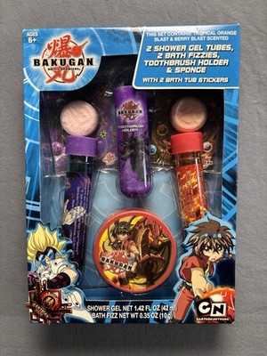 Bakugan Battle Brawlers Bath Gift Set Sealed CN Rare Collectible