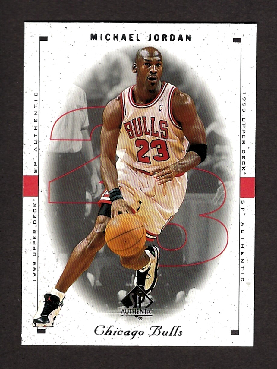 1998-99 SP Authentic "Sample" MICHAEL JORDAN Chicago Bulls #23 Limited Quantity