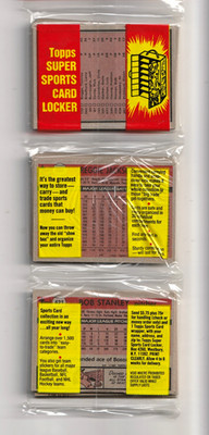 1981 Topps Factory Sealed Rack Pack Reggie Jackson Hall Of Famer On Back