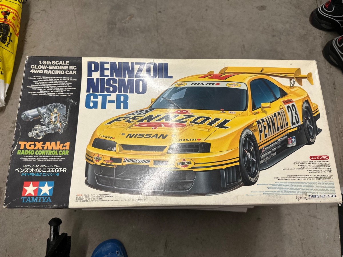 Tamiya TGX Pennzoil Nissan Skyline GT-R R33 JGTC Champion 1/8