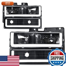 Autosaver88 Led Drl Headlight Assembly 94-98 Chevy Gmc Ck