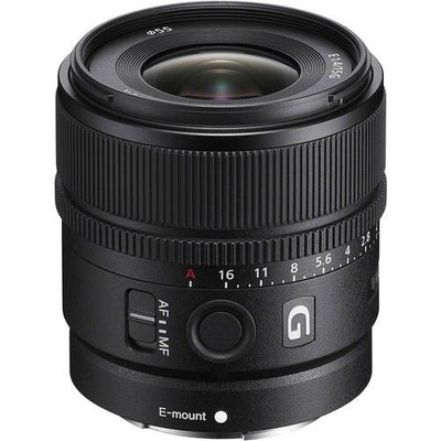 Sony E 15mm APS-C F1.4 G Lens - Large-Aperture - Wide-Angle - 7 Blades SEL15F14G
