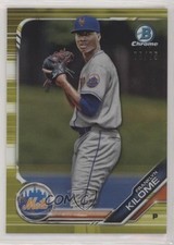 2019 Bowman Chrome Prospects Yellow Refractor 75/75 Franklyn Kilome #BCP-39 6u5