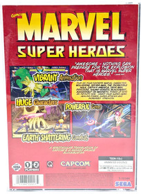 Marvel Super Heroes (Sega Saturn, 1997) Complete w Reg Card