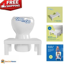 Compact Potty Training Stool for Kids - 7  Anti-Slip Toilet Step Stool