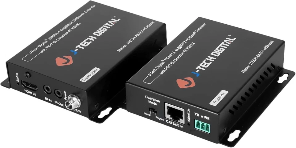 4K HDMI Extender Over Ethernet - PoC, Bi-Directional IR - Image 3 of 4