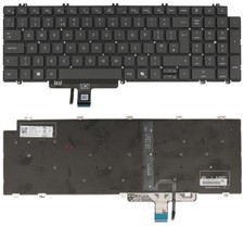 Original UK Keyboard for Dell Latitude 3540 3550 5550 2023 series Backlit LED